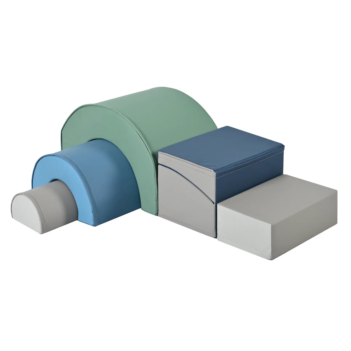 5-Piece Soft Foam Kids Climbing Blocks Indoor Play Set - Omega Lifestyles