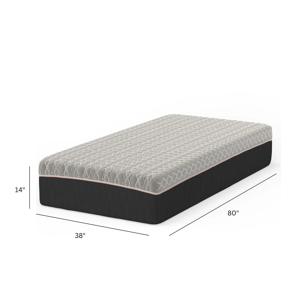 Soft 14-Inch Copper Lux Hybrid Twin XL Mattress - Omega Lifestyles