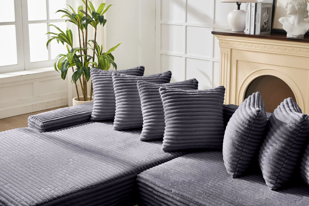 Corduroy Convertible Foldable Floor Sofa Bed - Omega Lifestyles