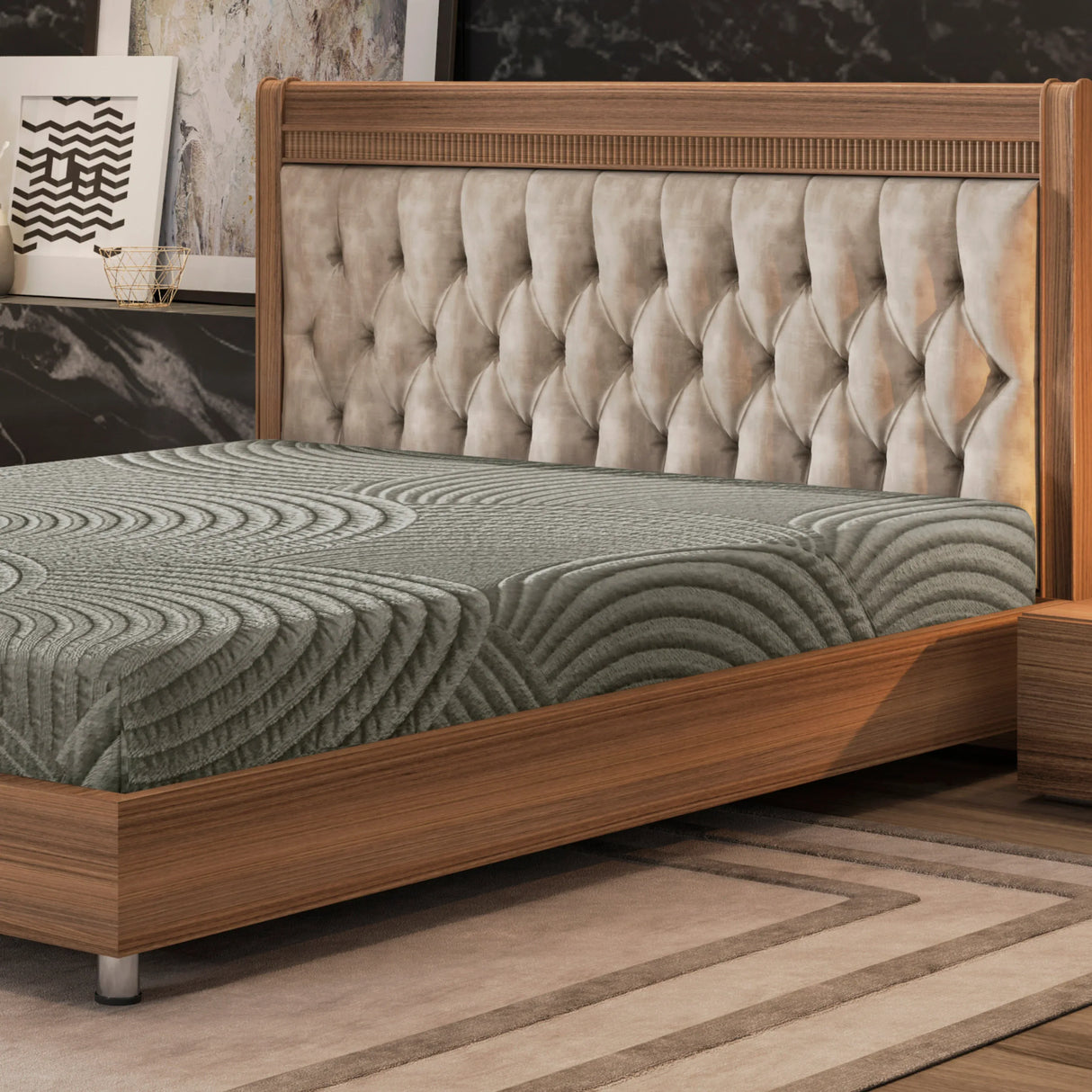 Full Firm 8-Inch Gel Max Cooling Memory Foam Mattress - Omega Lifestyles