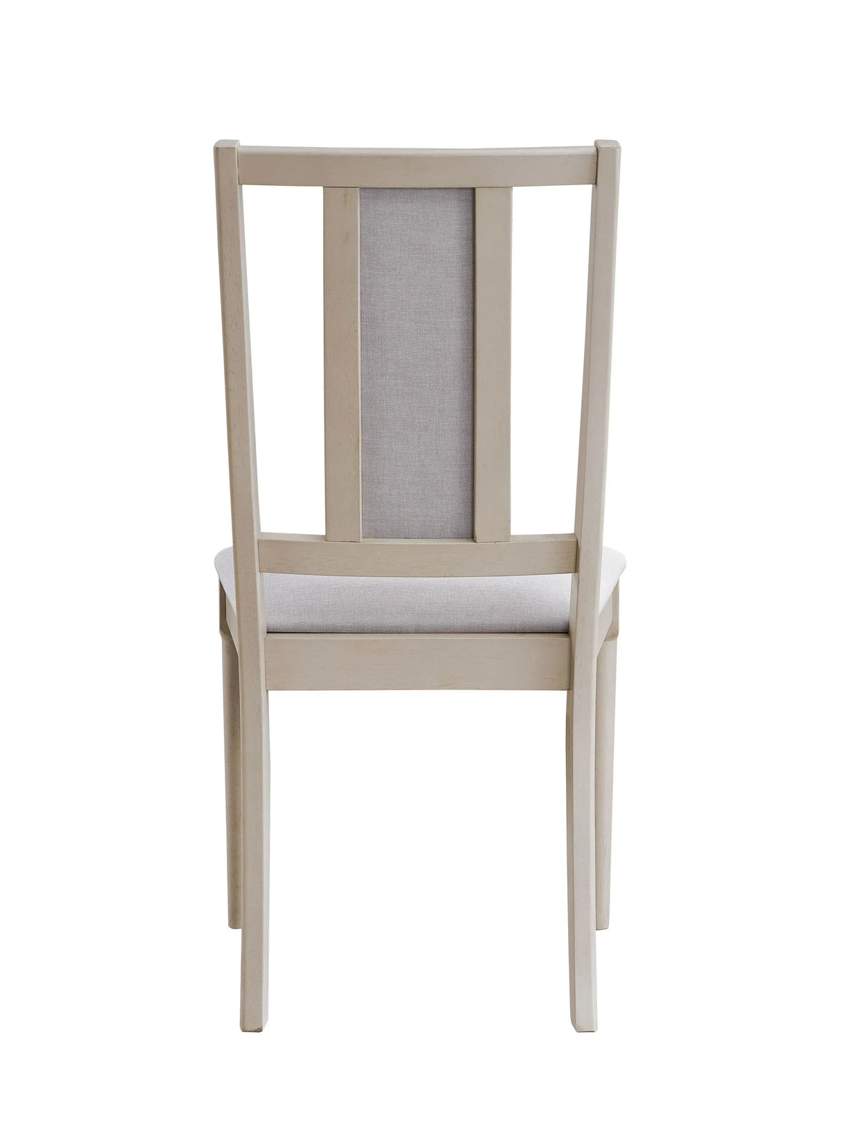Set of 2 Beige Linen Padded Seat Side Chairs - Omega Lifestyles