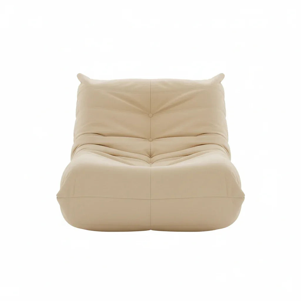 Soft Memory Foam Corduroy Accent Chair White - Omega Lifestyles