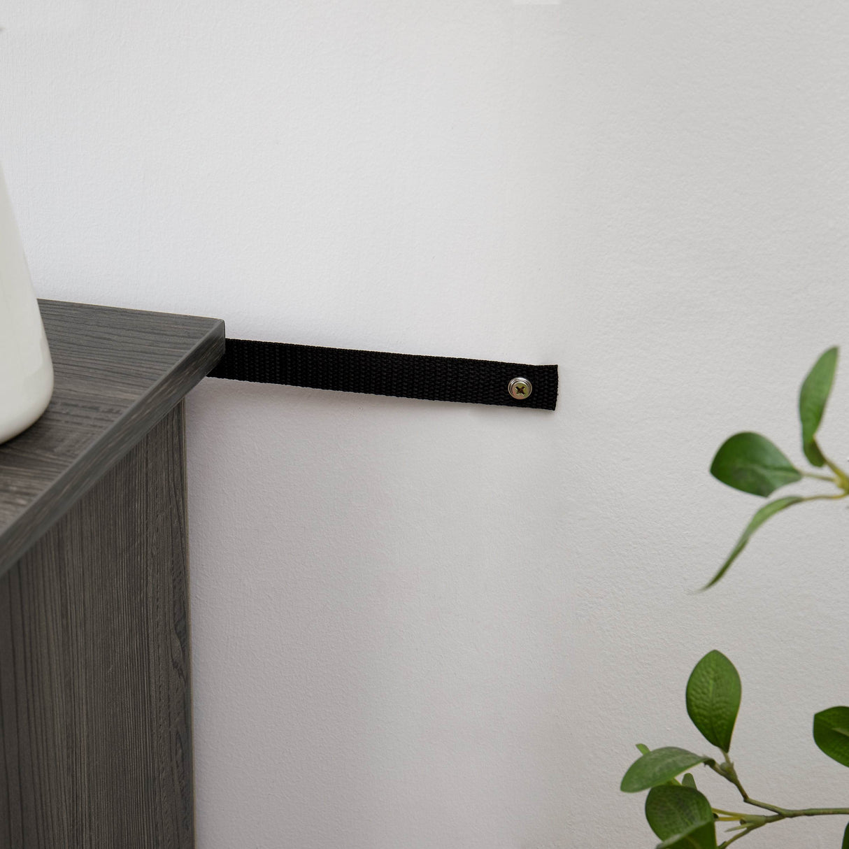 Grey Faux Stacked Stone MDF TV Media Stand Console - Sleep Galleria