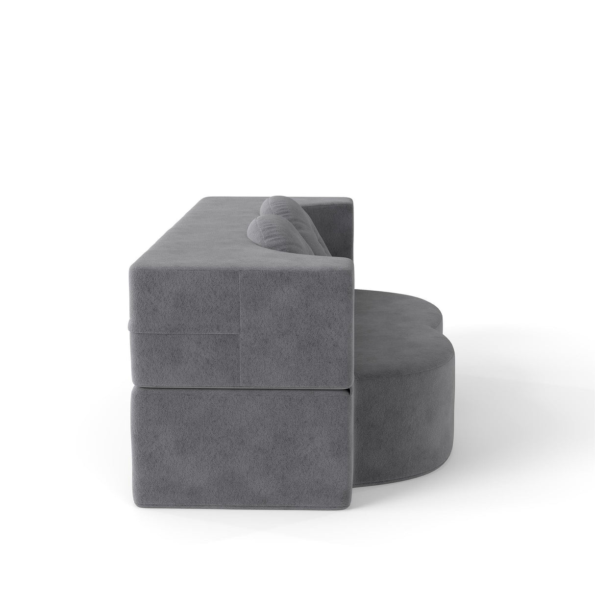 Convertible Plush Foam-Filled Soft Sleeper Sofa Bed With Pillows - Omega Lifestyles