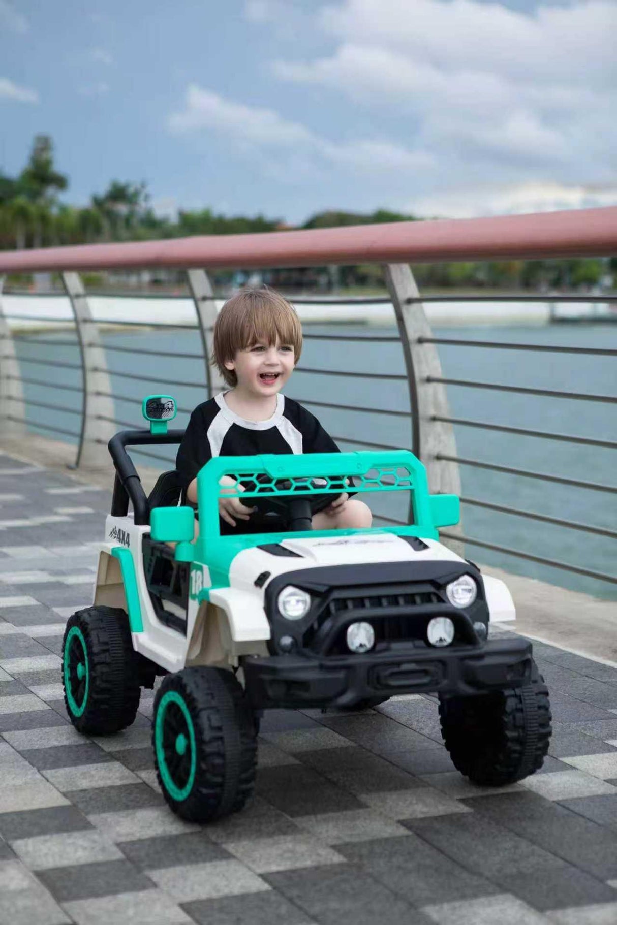 12V Kids Electric Off-Road Ride-On Car With Remote Control - Omega Lifestyles