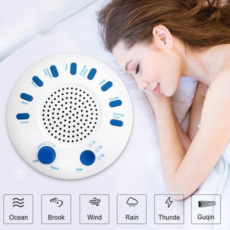 Portable White Noise Sound Machine With Timer - Sleep Galleria