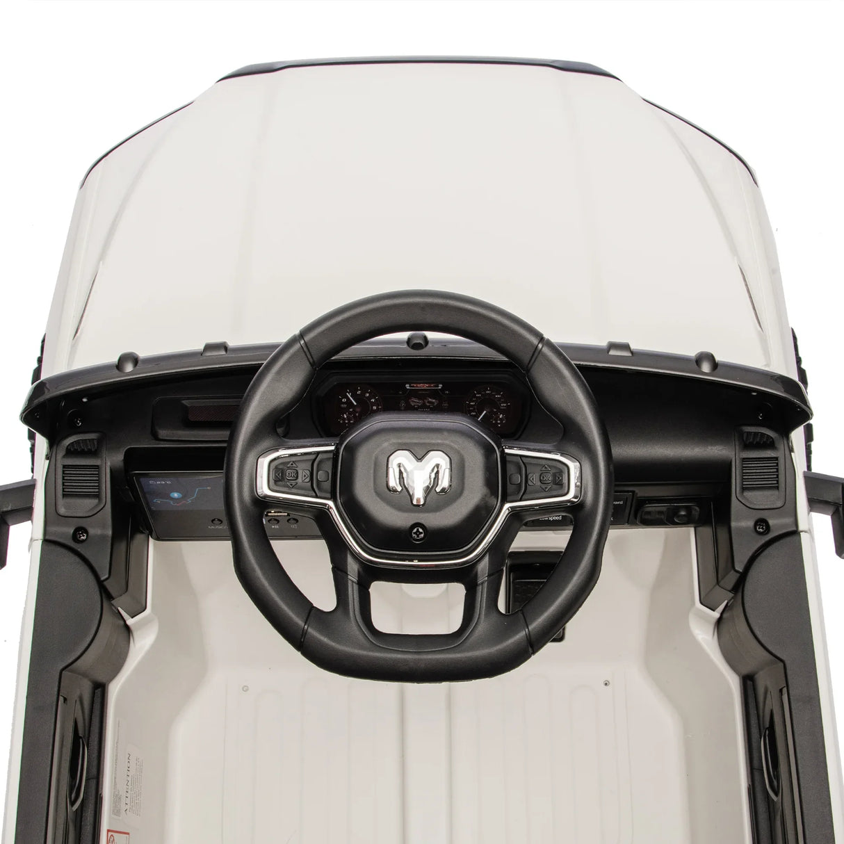 Licensed Dodge RAM 3500 12V Dual Motor Kids Ride-On Truck - Omega Lifestyles