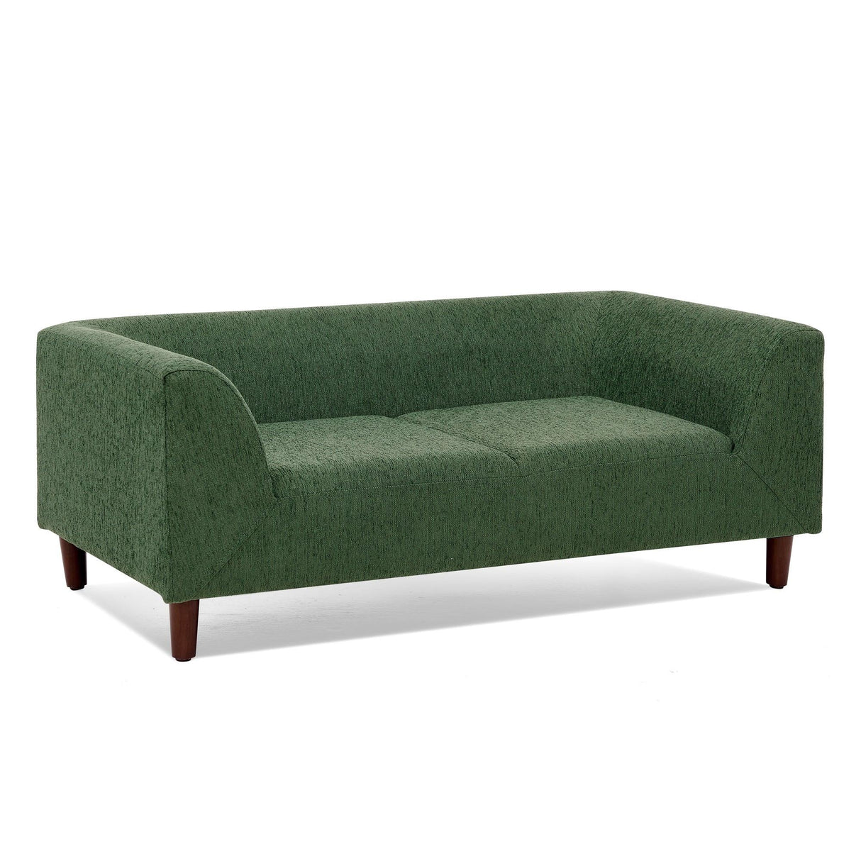 Modern Olive Green Foam Pet Sofa With Armrests And Backrest - Omega Lifestyles