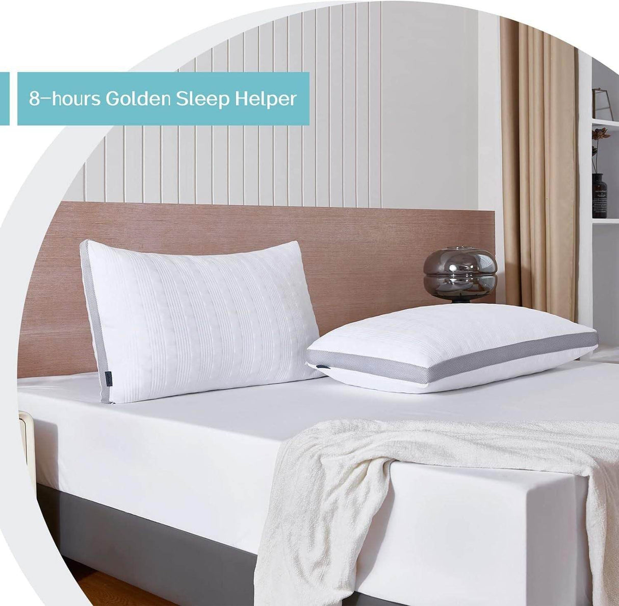 Cooling Memory Foam Cervical Pillow for Adults - Sleep Galleria