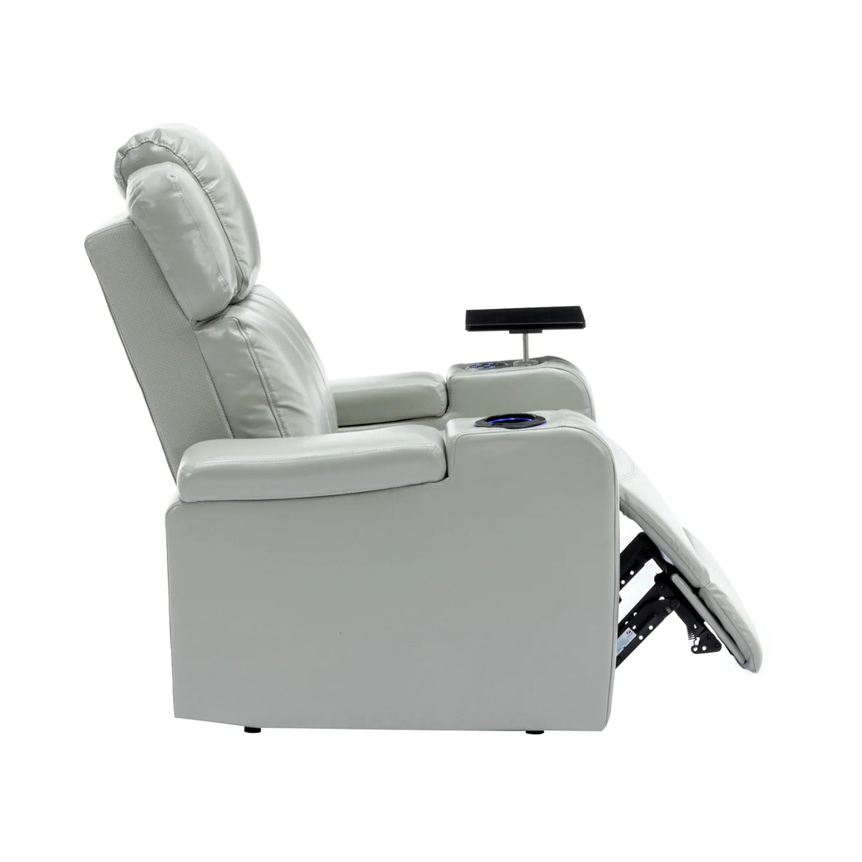 Modern PU Leather Power Recliner Chair With Bluetooth Speaker - Omega Lifestyles