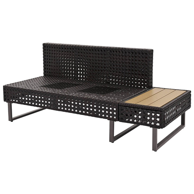 Diamond Weave Outdoor Sectional Furniture Set With Cushions - Omega Lifestyles