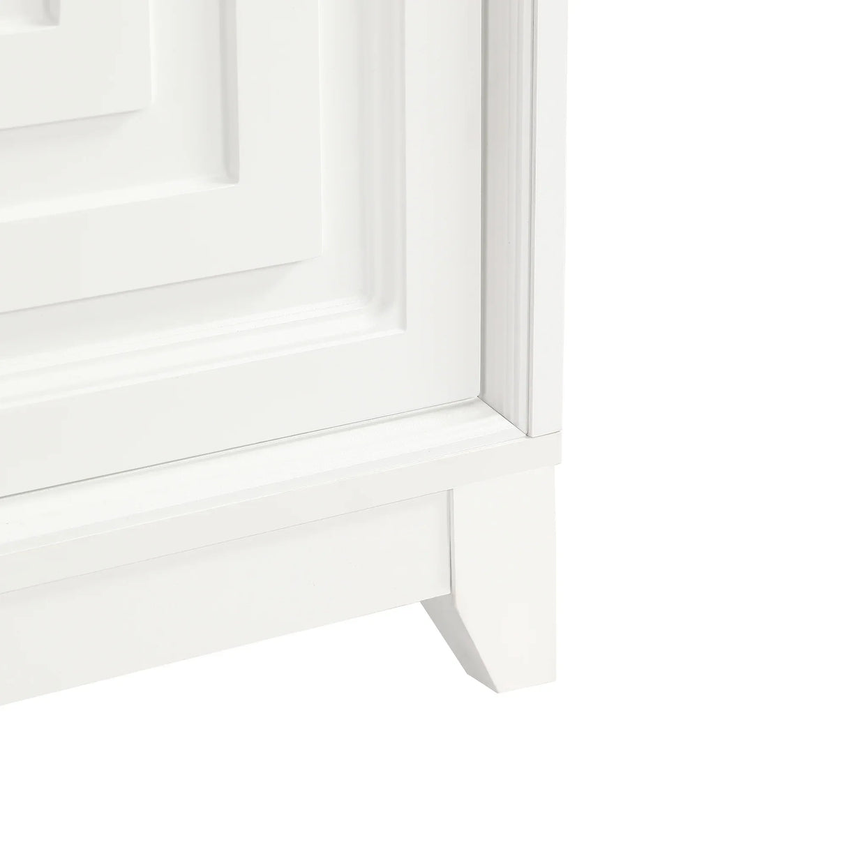 Modern White Particle Board MDF TV Stand Cabinet - Omega Lifestyles