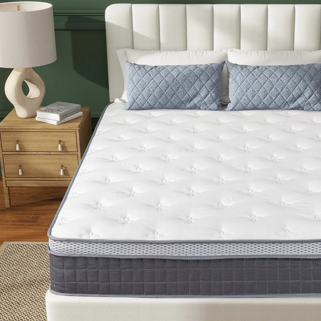 Medium 10-Inch Cooling Gel Memory Foam Queen Mattress - Omega Lifestyles