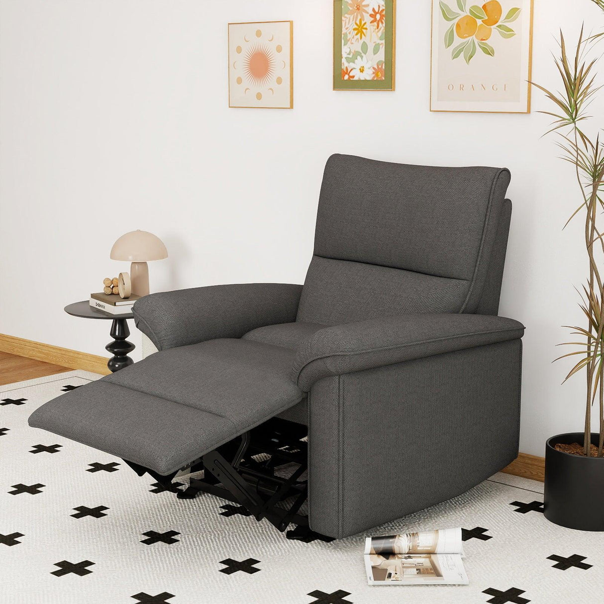 Wall Hugger Power Recliner With USB Charging Ports - Omega Lifestyles