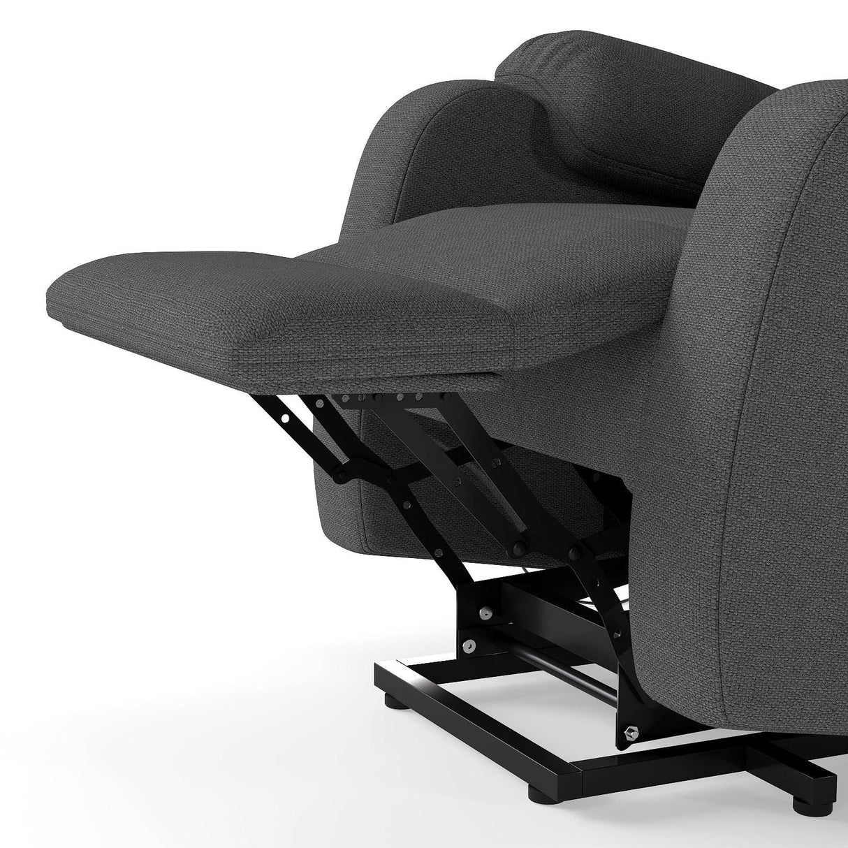 Power Lift Plush Snowflake Velvet Recliner Chair - Omega Lifestyles