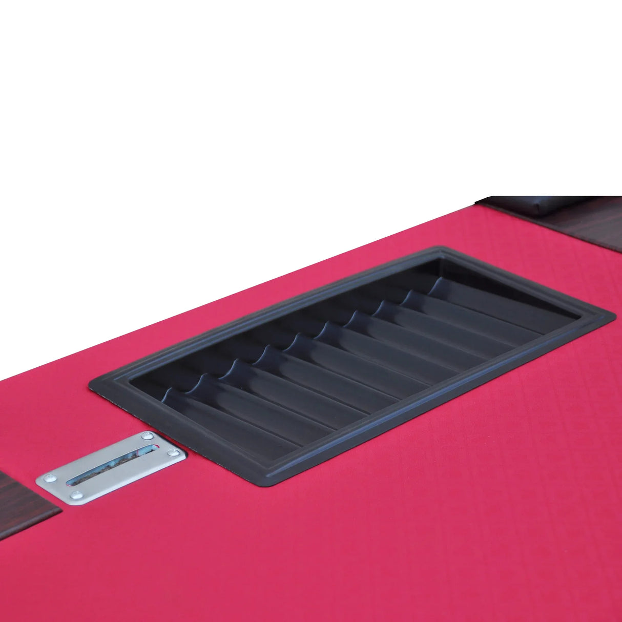 Modern 96-Inch Wood Poker Table With Cup Holders - Omega Lifestyles