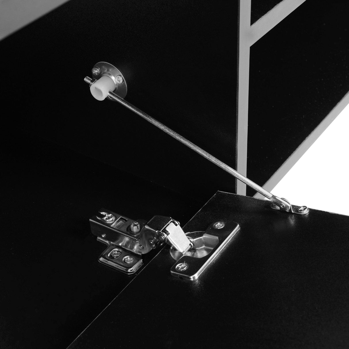 Modern APP Controlled LED Black Marble TV Stand - Sleep Galleria