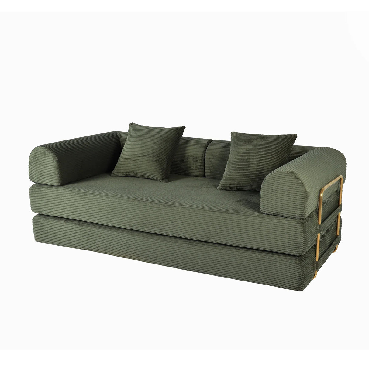 Foldable Memory Foam Sofa Bed With Pillows - Omega Lifestyles