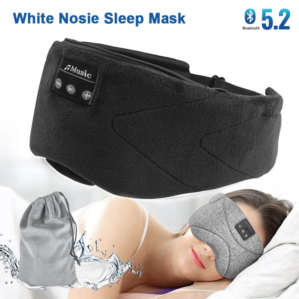 Bluetooth White Noise Sleep Mask With Stereo Sound - Sleep Galleria