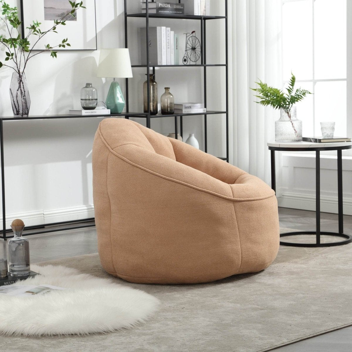 Microfiber Foam Filled Bean Bag Chair - Sleep Galleria
