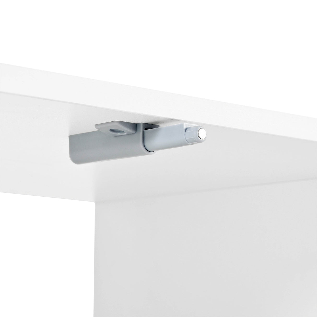 Smart LED White TV Stand With Storage Cabinets - Sleep Galleria