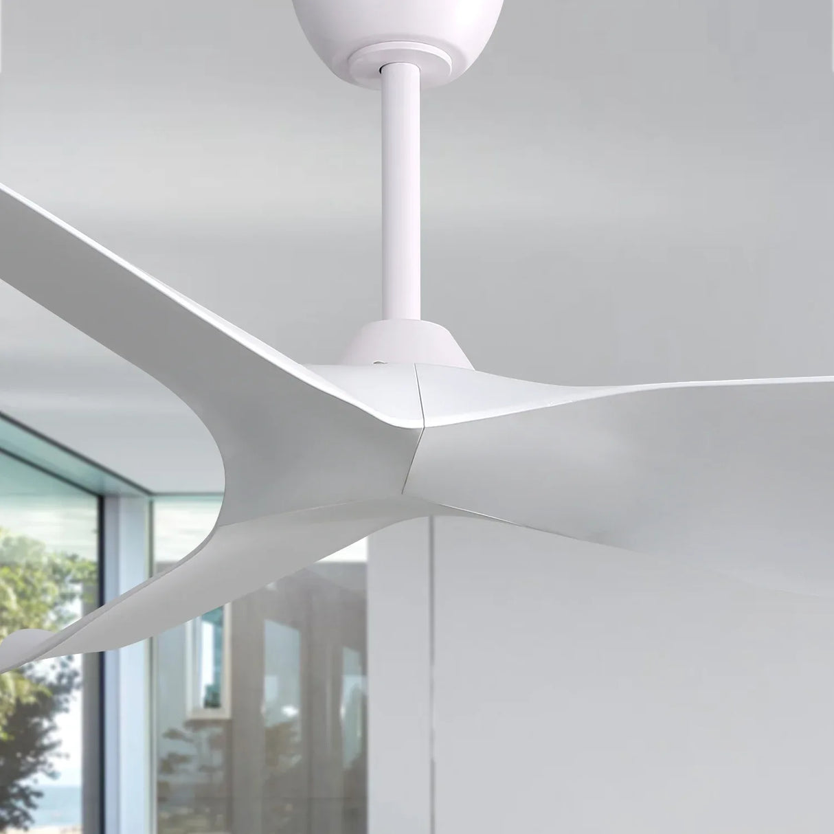52-Inch Energy-Efficient Remote Controlled Reversible Ceiling Fan - Omega Lifestyles