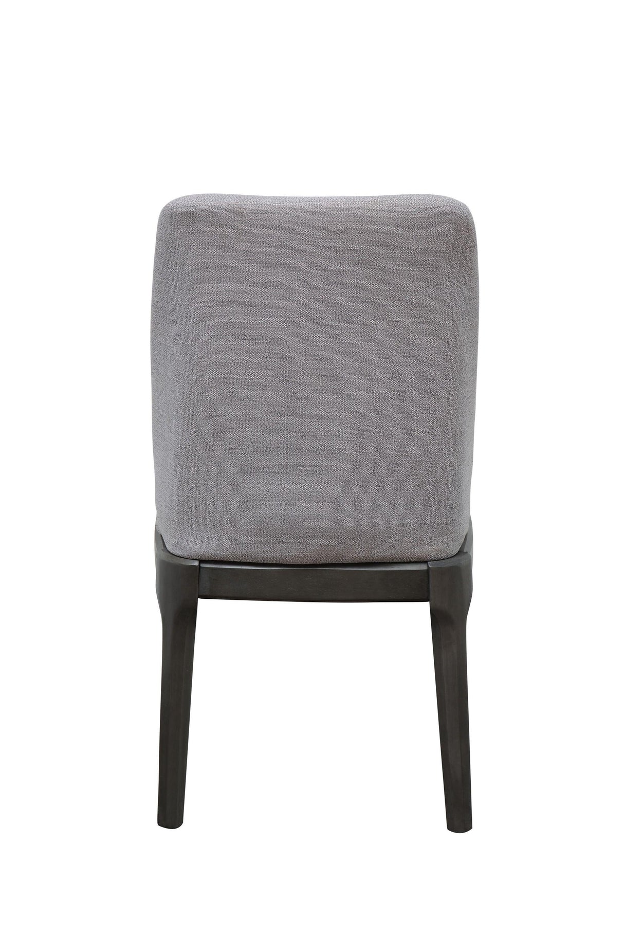 Set of 2 Light Gray Linen Armless Side Chairs - Omega Lifestyles
