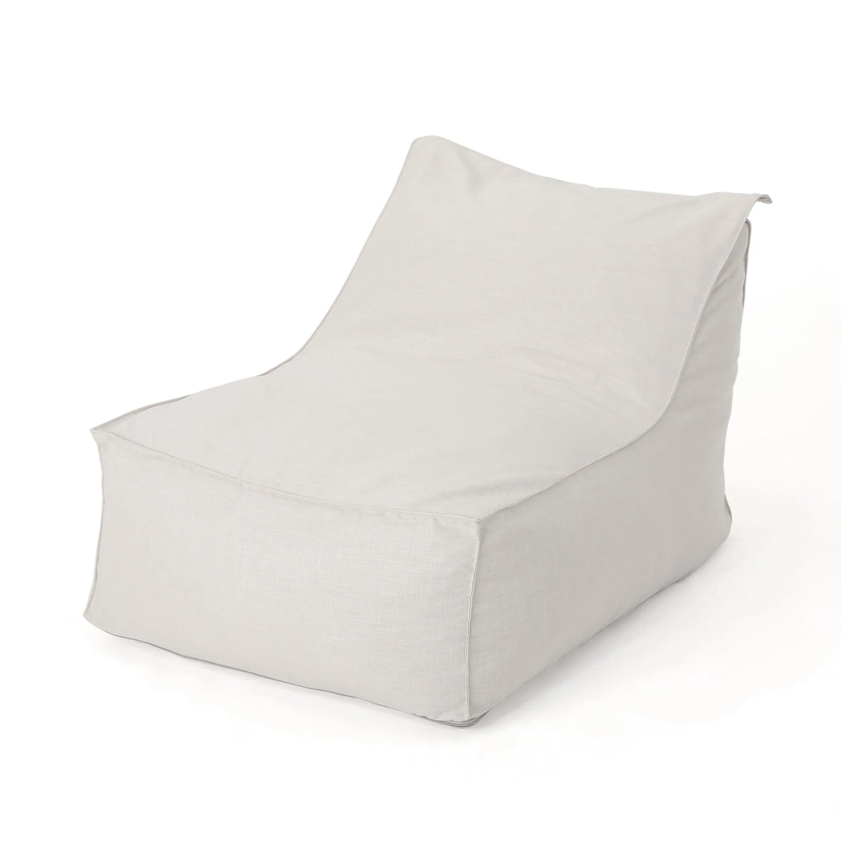 Water Resistant Foam Filled Khaki Bean Bag Chair - Omega Lifestyles