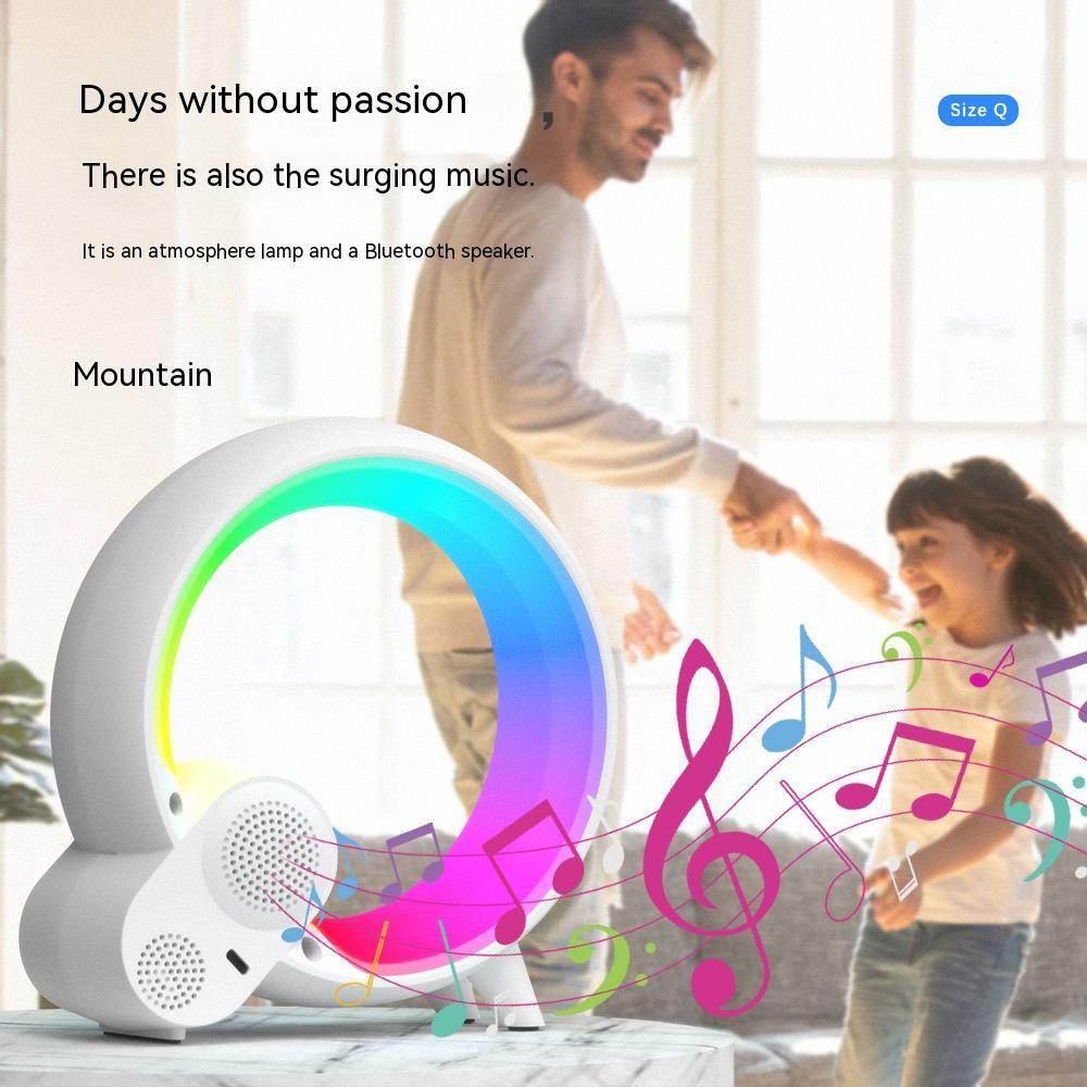 Smart Light Bluetooth Alarm Clock With Colorful Atmosphere Lighting - Sleep Galleria