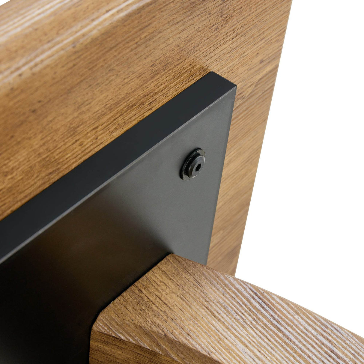 Modern Minimalist Wood Grain MDF Square Coffee Table - Sleep Galleria