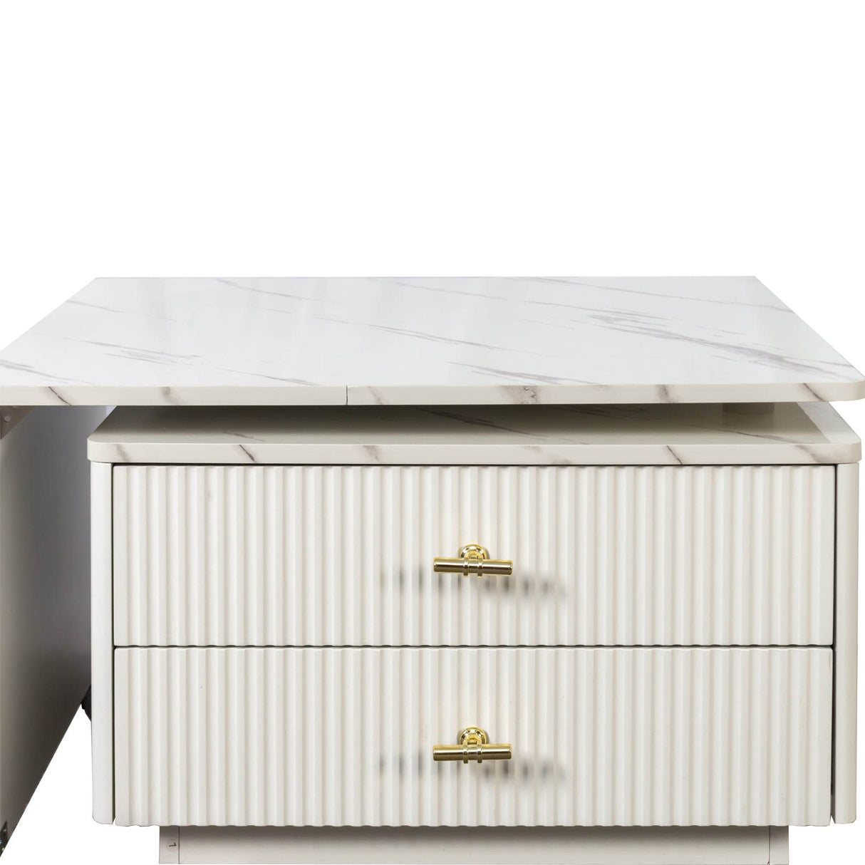 Extendable Swivel Square Coffee Table With Storage Drawers - Sleep Galleria