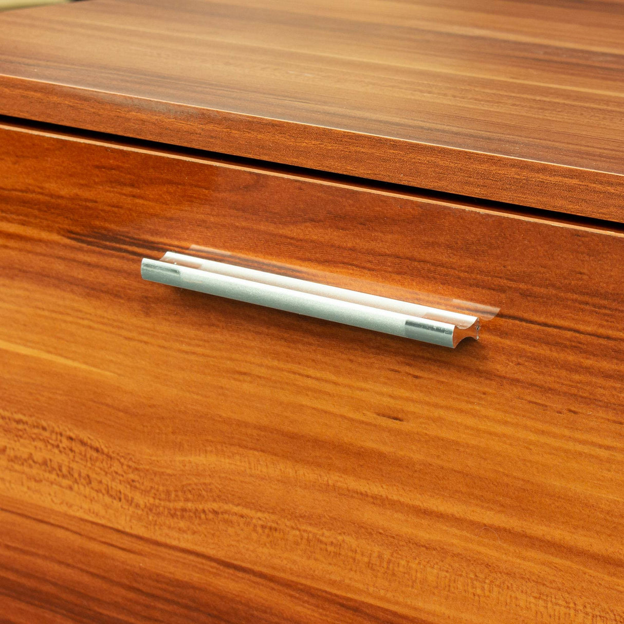 Walnut Mid-Century Media Console TV Stand - Sleep Galleria