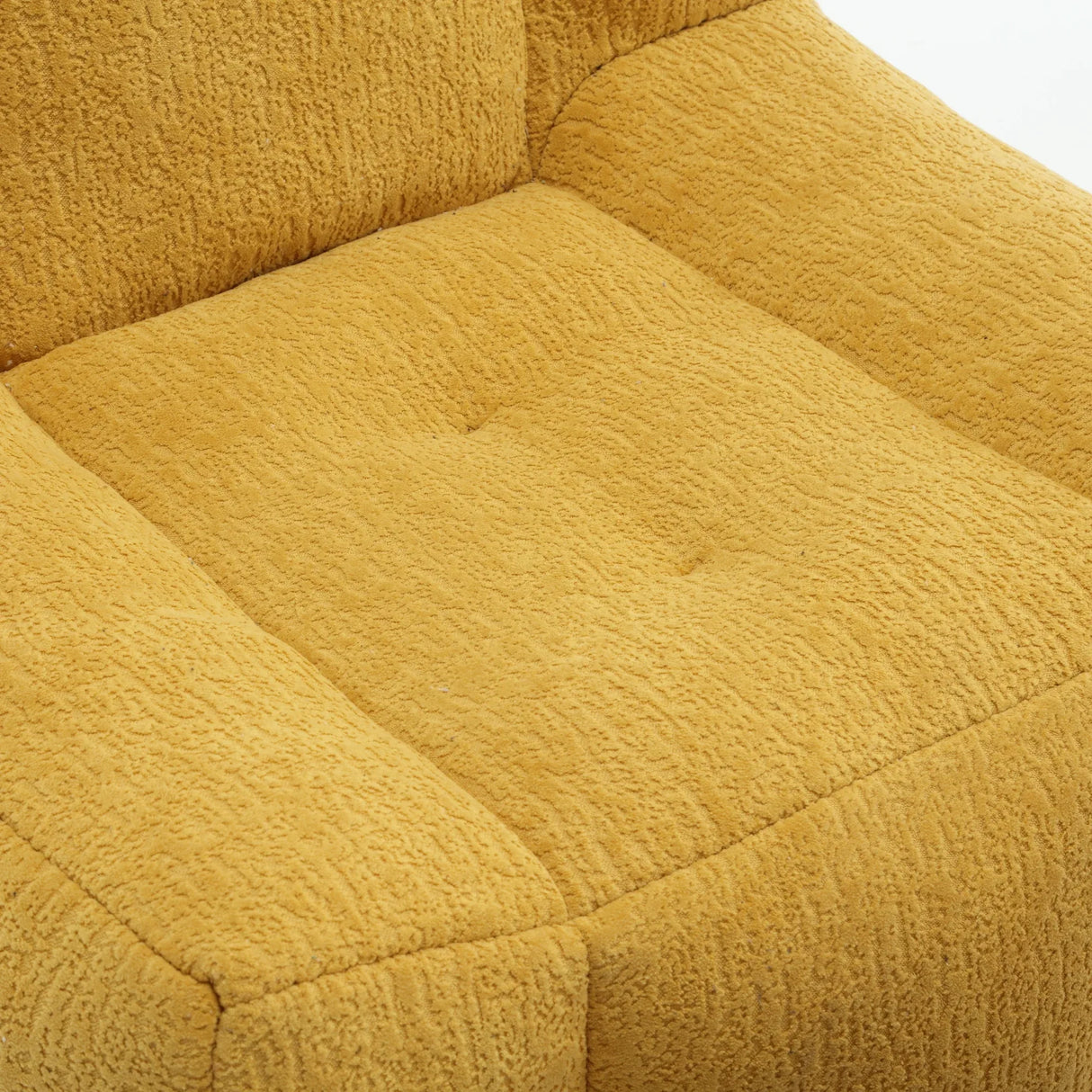 Velvet Memory Foam Bean Bag Chair With Ottoman - Omega Lifestyles