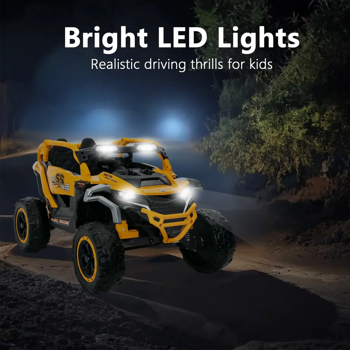12V Remote Control 2-Seater Kids Ride On UTV Vehicle - Omega Lifestyles