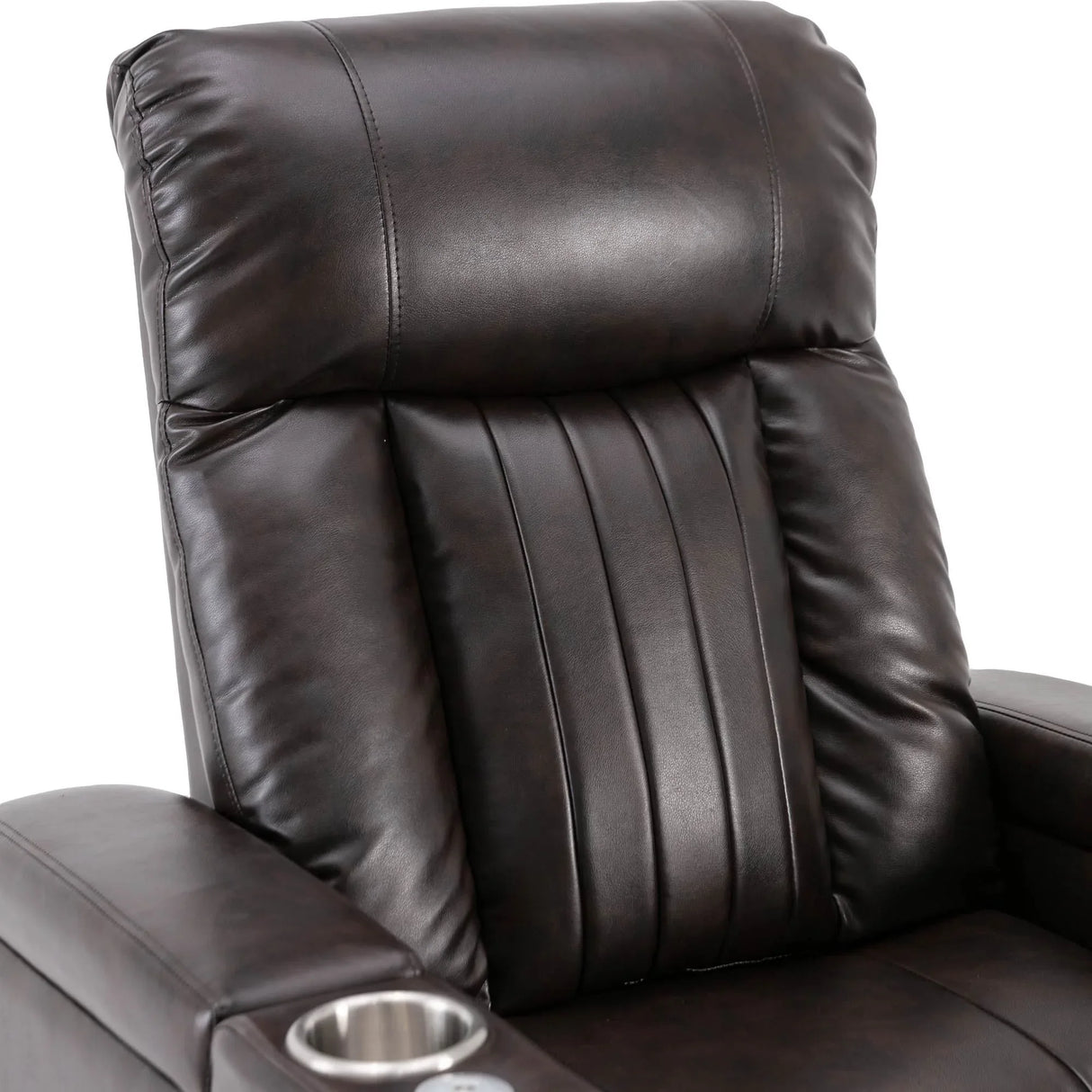 Electric Power Recliner Chair With Storage Cupholders Tray - Omega Lifestyles