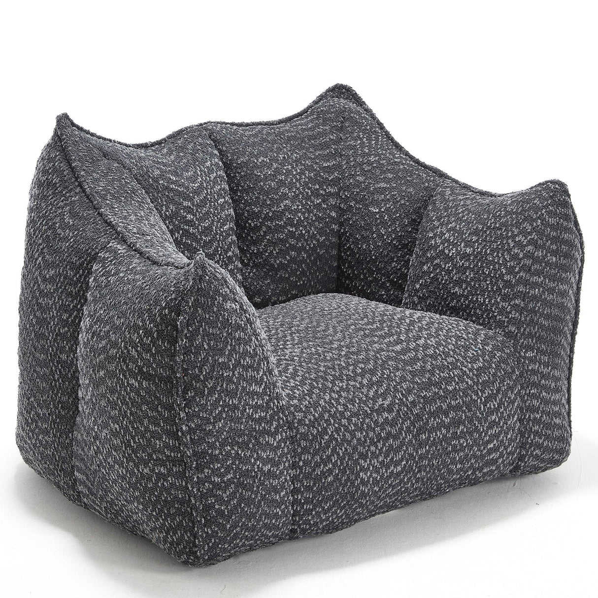 Chenille Foam Bean Bag Chair For Adults - Omega Lifestyles