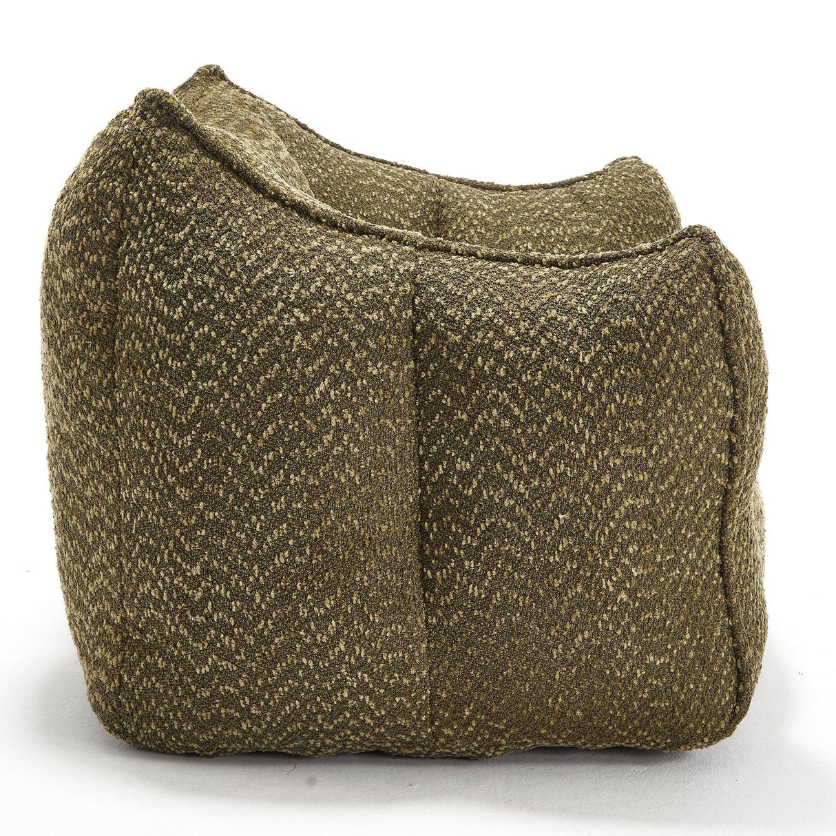 Chenille Bean Bag Chair With Resilient Foam - Omega Lifestyles