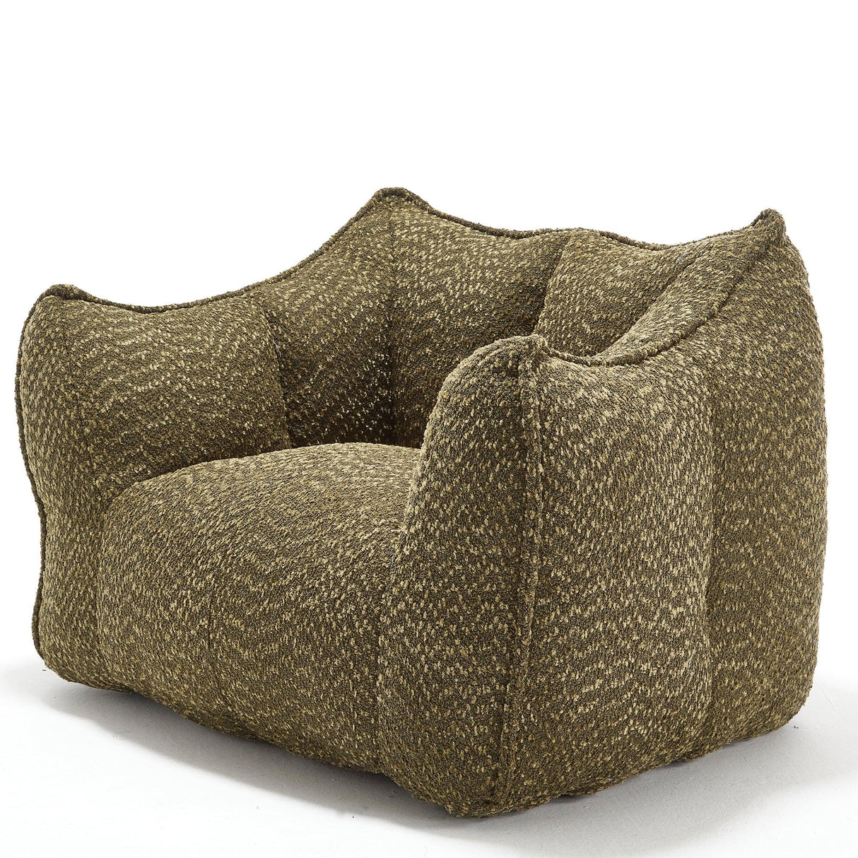 Chenille Bean Bag Chair With Resilient Foam - Omega Lifestyles