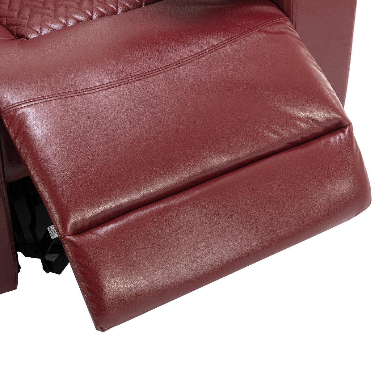 Power Recliner Chair PU Leather With USB Tray Table - Omega Lifestyles