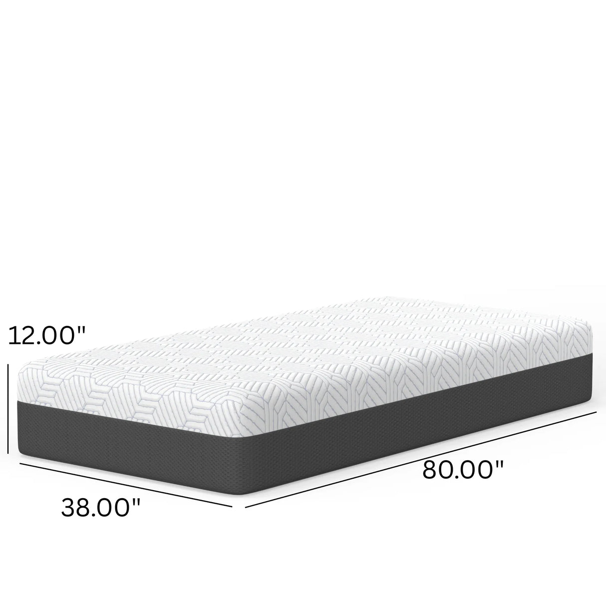 Soft 12-Inch Phase Change Cooling Foam Twin XL Mattress - Omega Lifestyles