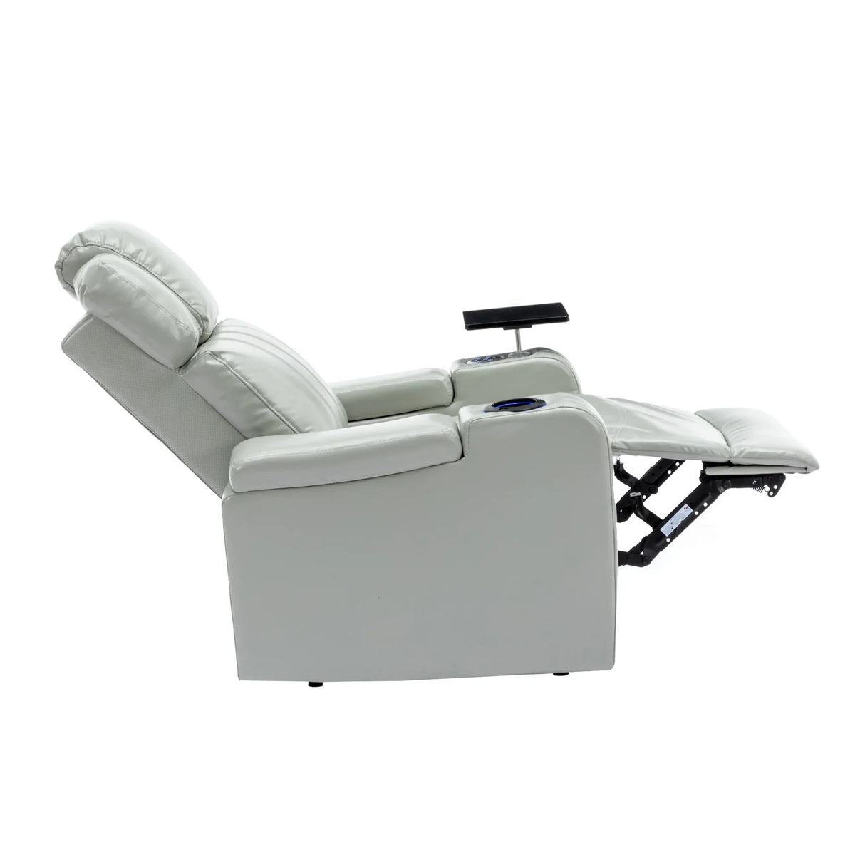 Modern PU Leather Power Recliner Chair With Bluetooth Speaker - Omega Lifestyles