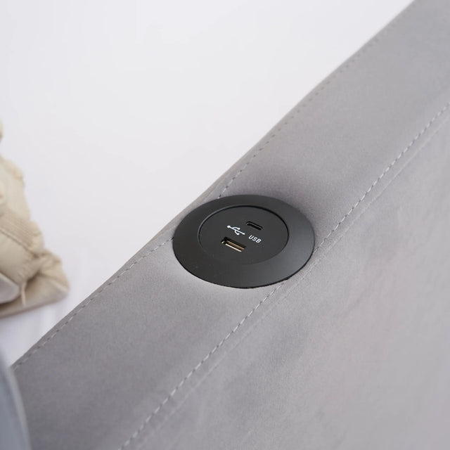 Twin Velvet Upholstered Daybed Frame With Trundle - Omega Lifestyles