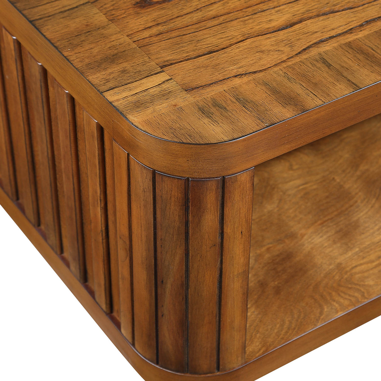Solid Wood Pine Legs Rectangular Coffee Table - Sleep Galleria