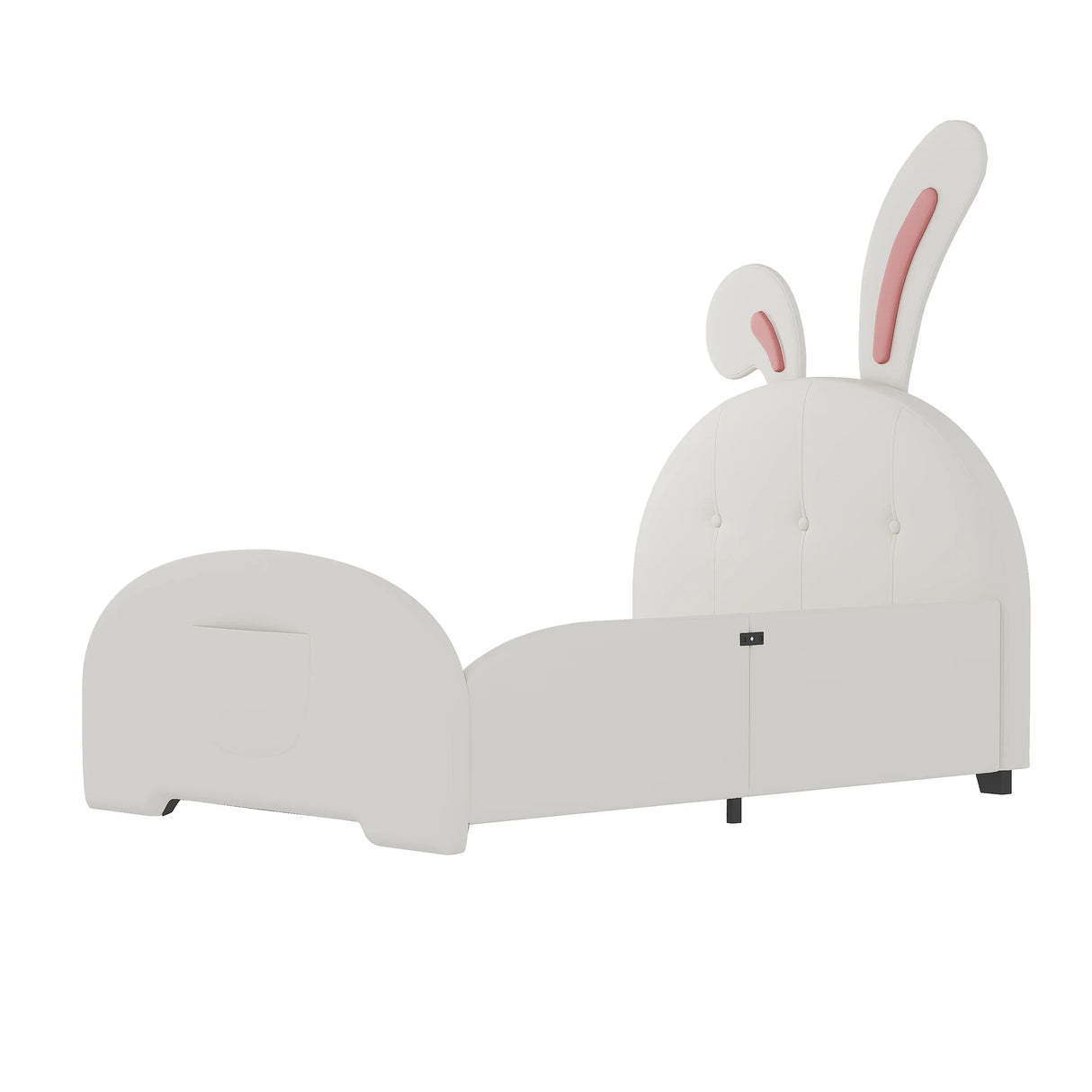 Twin Upholstered Rabbit-Shape Princess Platform Bed - Omega Lifestyles