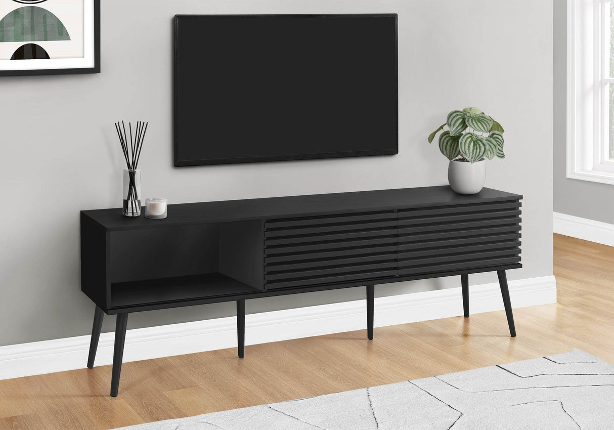 Contemporary Solid Wood 72-Inch TV Stand Console - Sleep Galleria