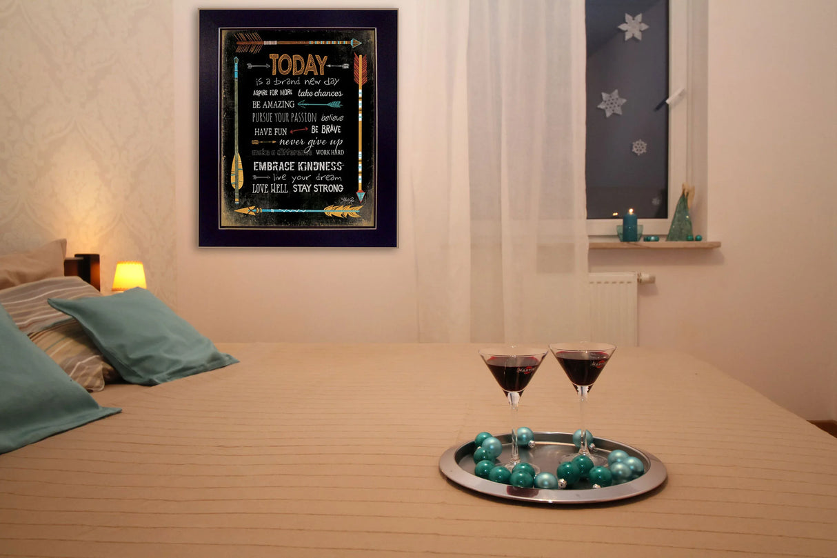 Multicolor MDF Printed Wall Art Framed Poster - Omega Lifestyles