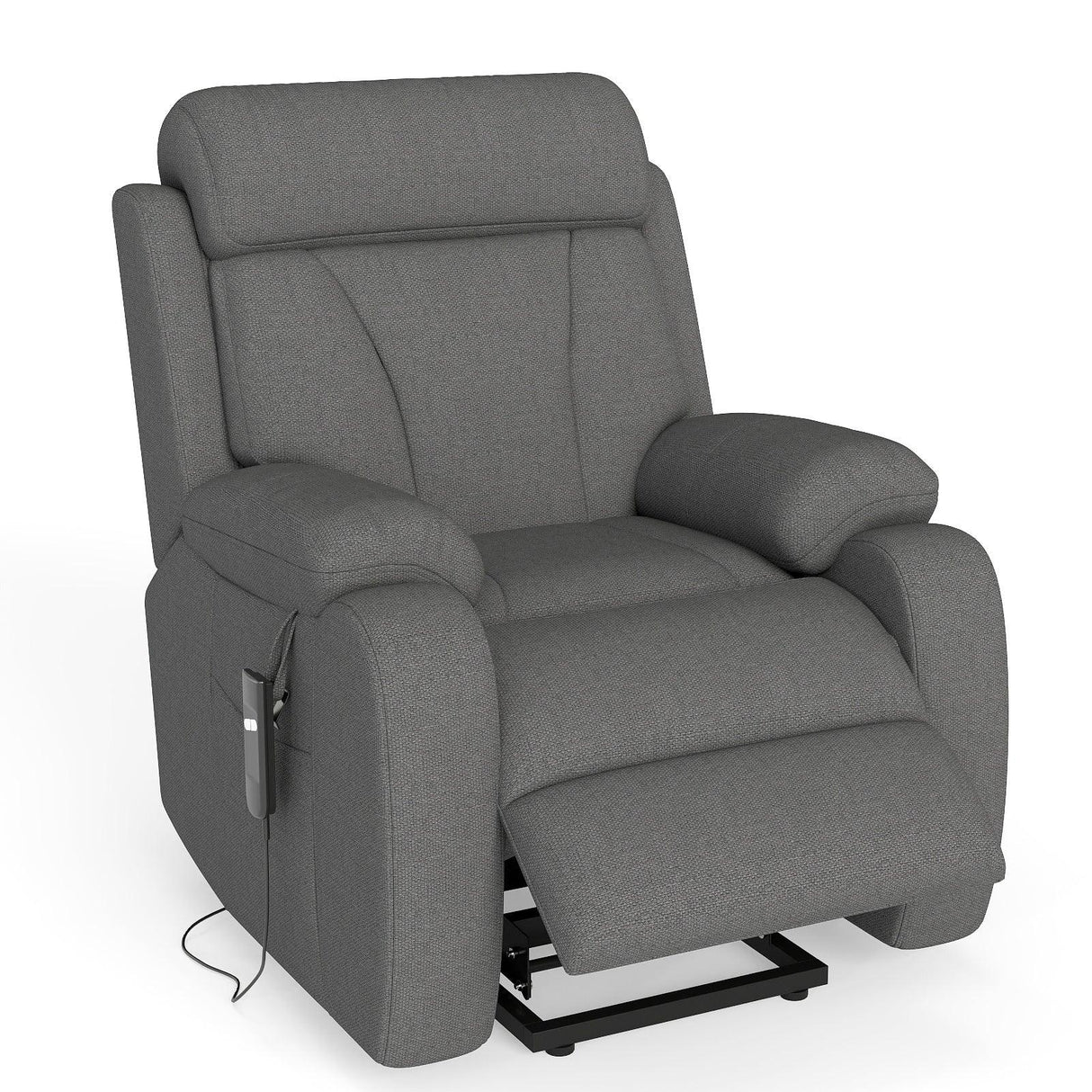 Power Lift Plush Snowflake Velvet Recliner Chair - Omega Lifestyles