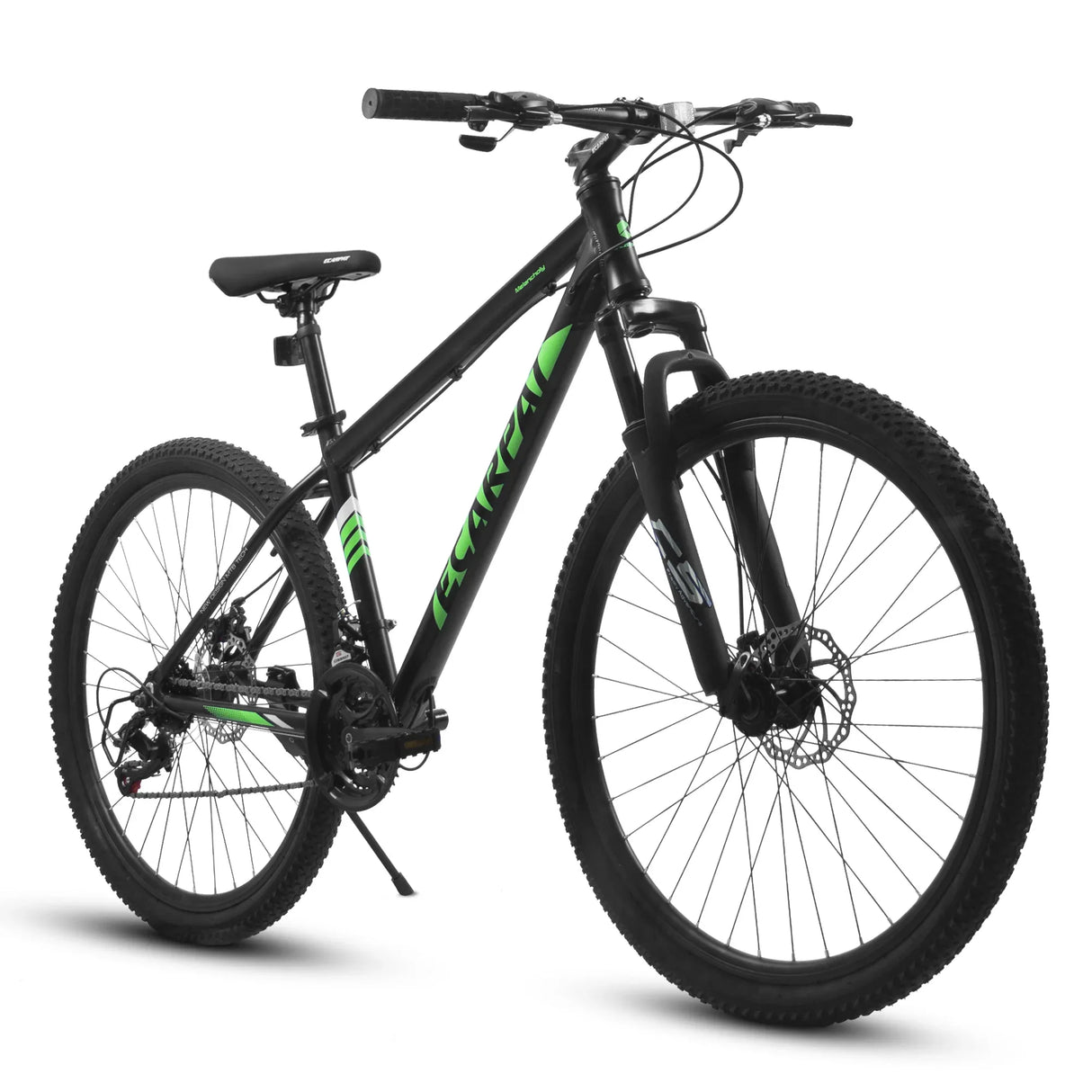 27-Inch 21-Speed Aluminum Frame Mountain Bike With Suspension - Omega Lifestyles