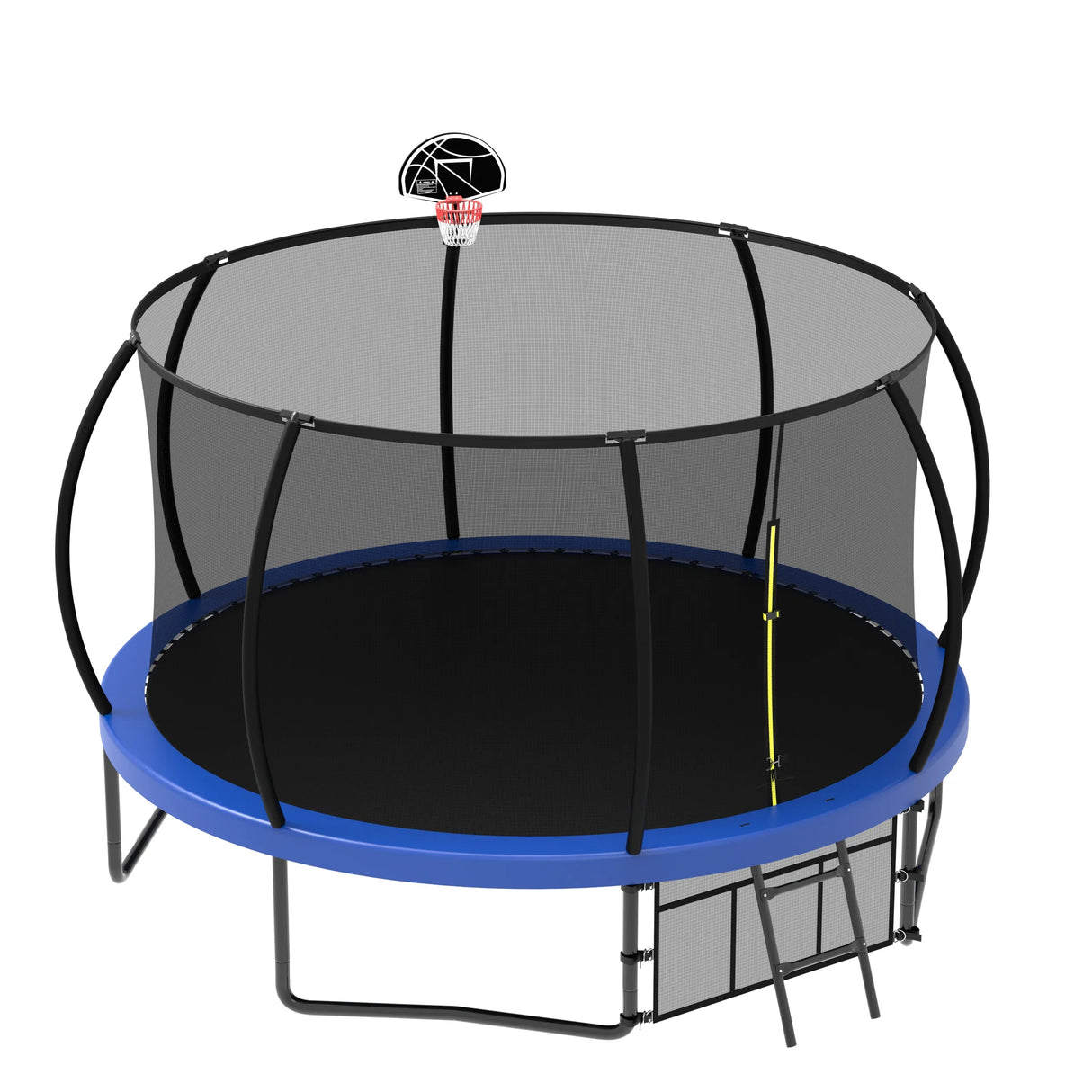 12-Foot Pumpkin Style Kids Trampoline With Safety Net - Omega Lifestyles