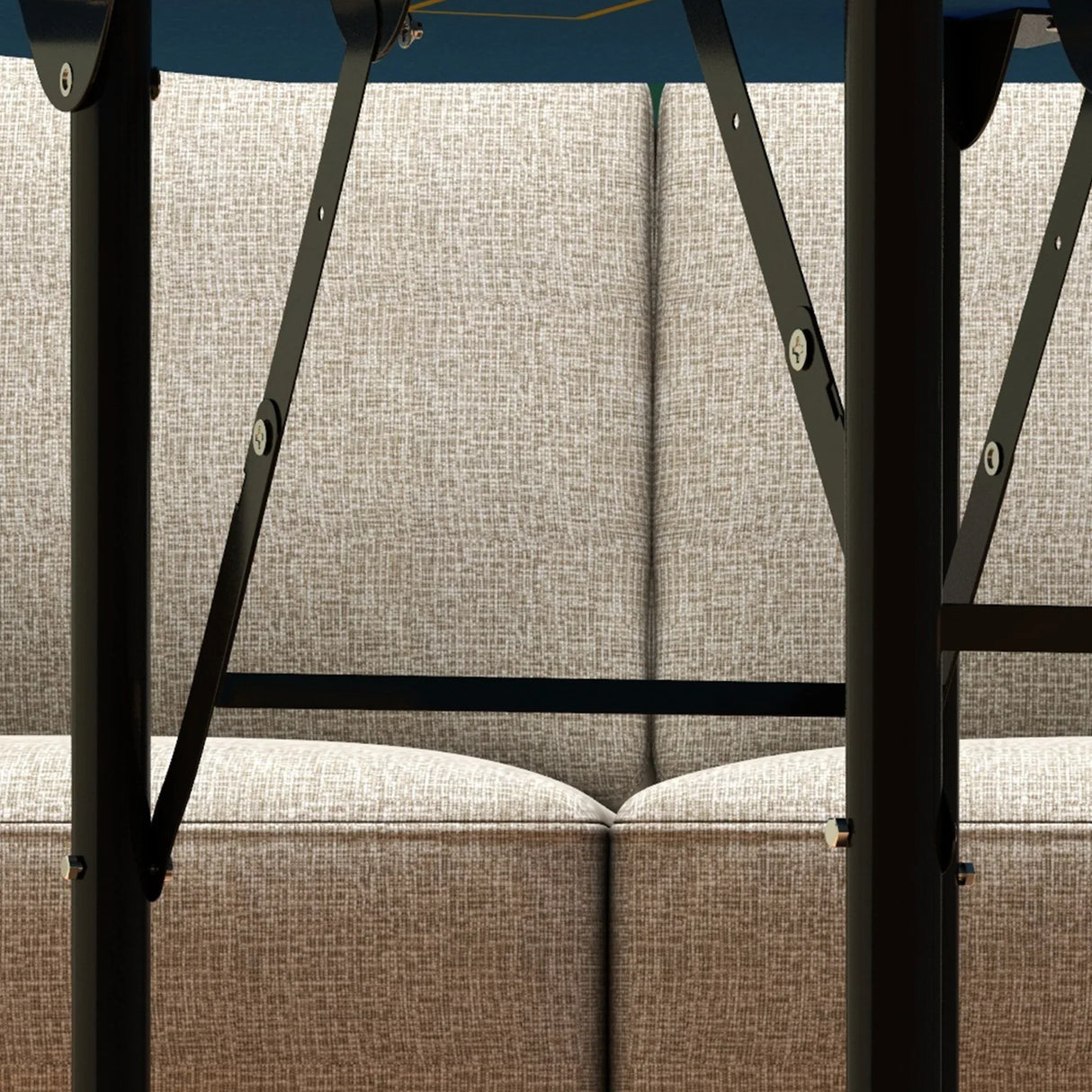 Foldable 8-Player Felt Poker Table With Accessories - Omega Lifestyles